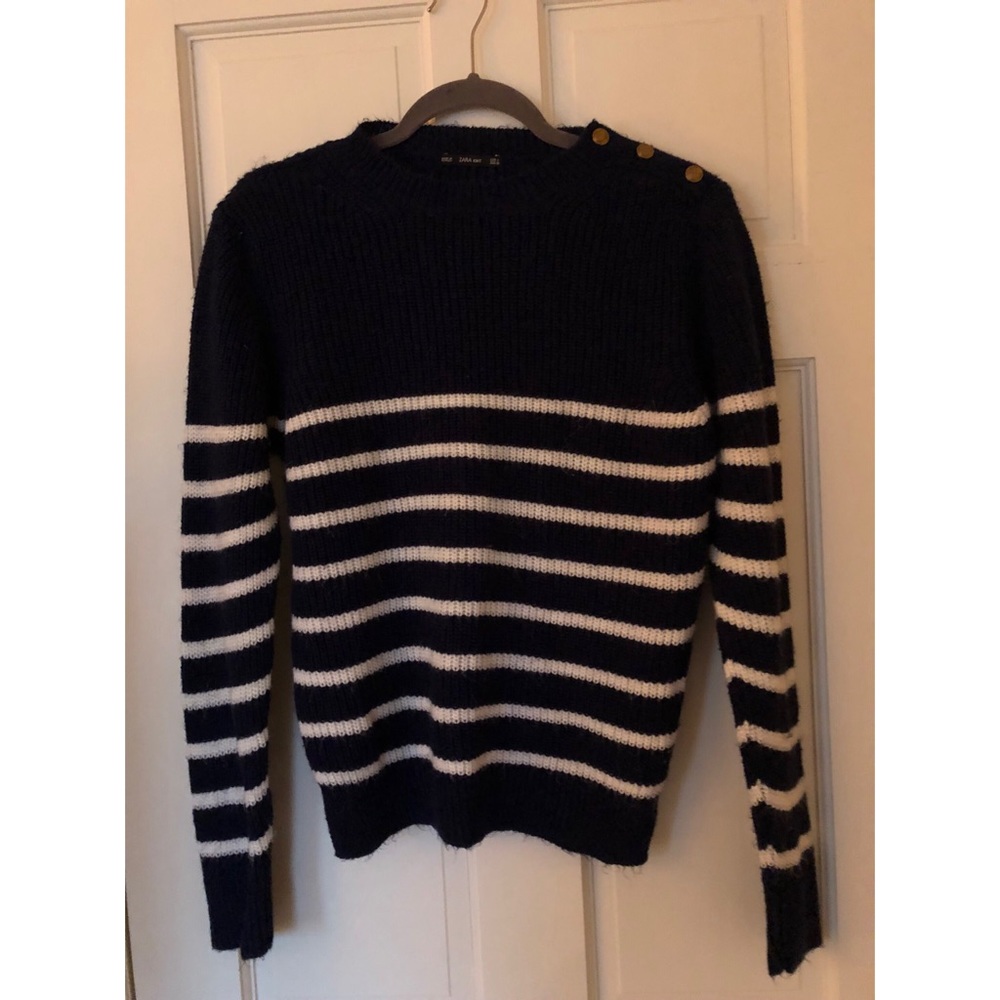 Zara Knit Striped Sweater